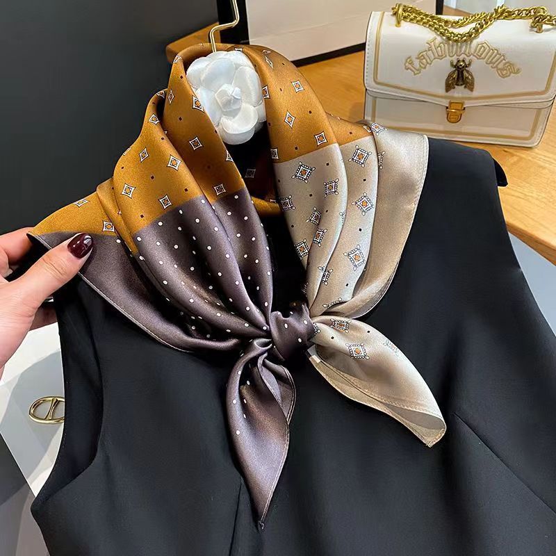 Women's High - end Thin Square Scarf - Elora Moda