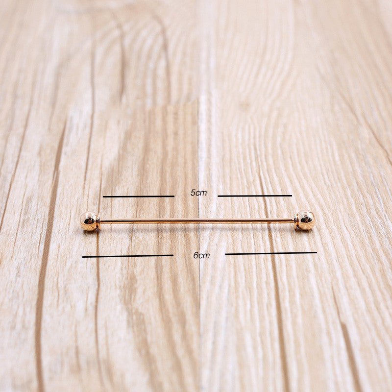 Man business horse wedding Guoming groom graduation interview tie pin stick buckle - Elora Moda