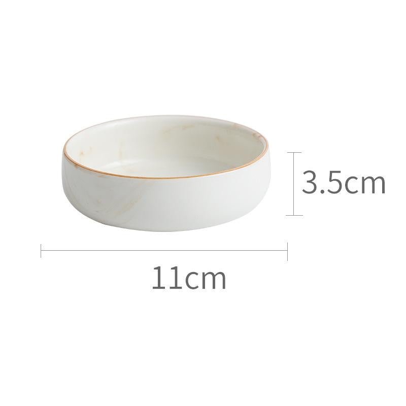 Marbled Ceramic Bowls And Dishes - Elora Moda