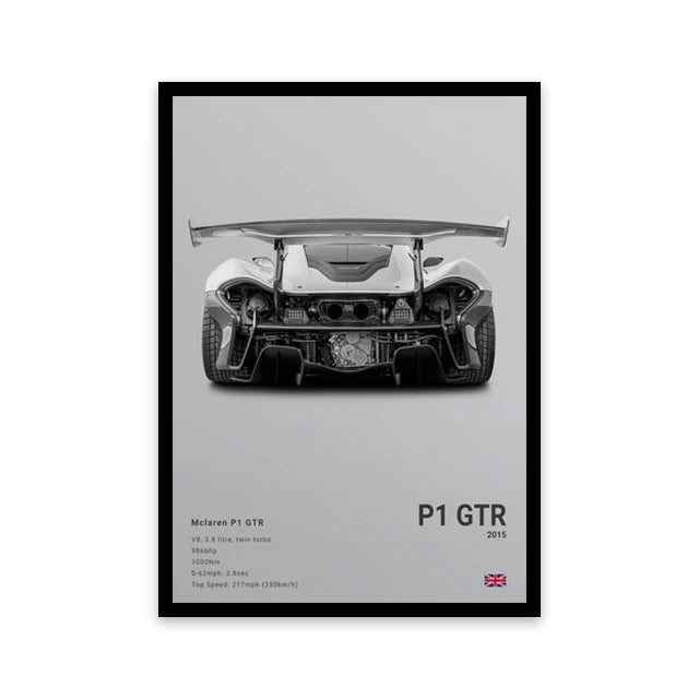 Car Wall Art Canvas - Elora Moda