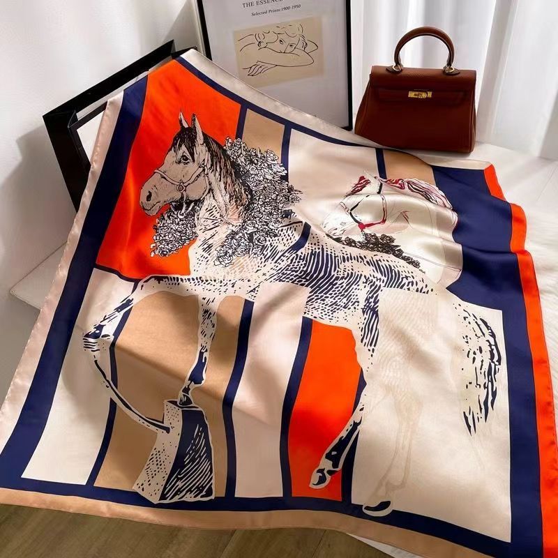 Women's High - end Thin Square Scarf - Elora Moda
