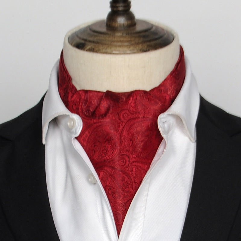 British Vintage Suit Silk Scarf Shirt - Elora Moda