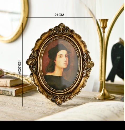Photo Frame American Retro Resin Wall Hanging - Elora Moda