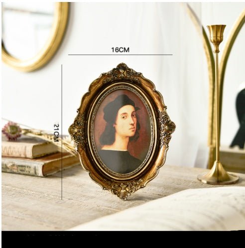 Photo Frame American Retro Resin Wall Hanging - Elora Moda