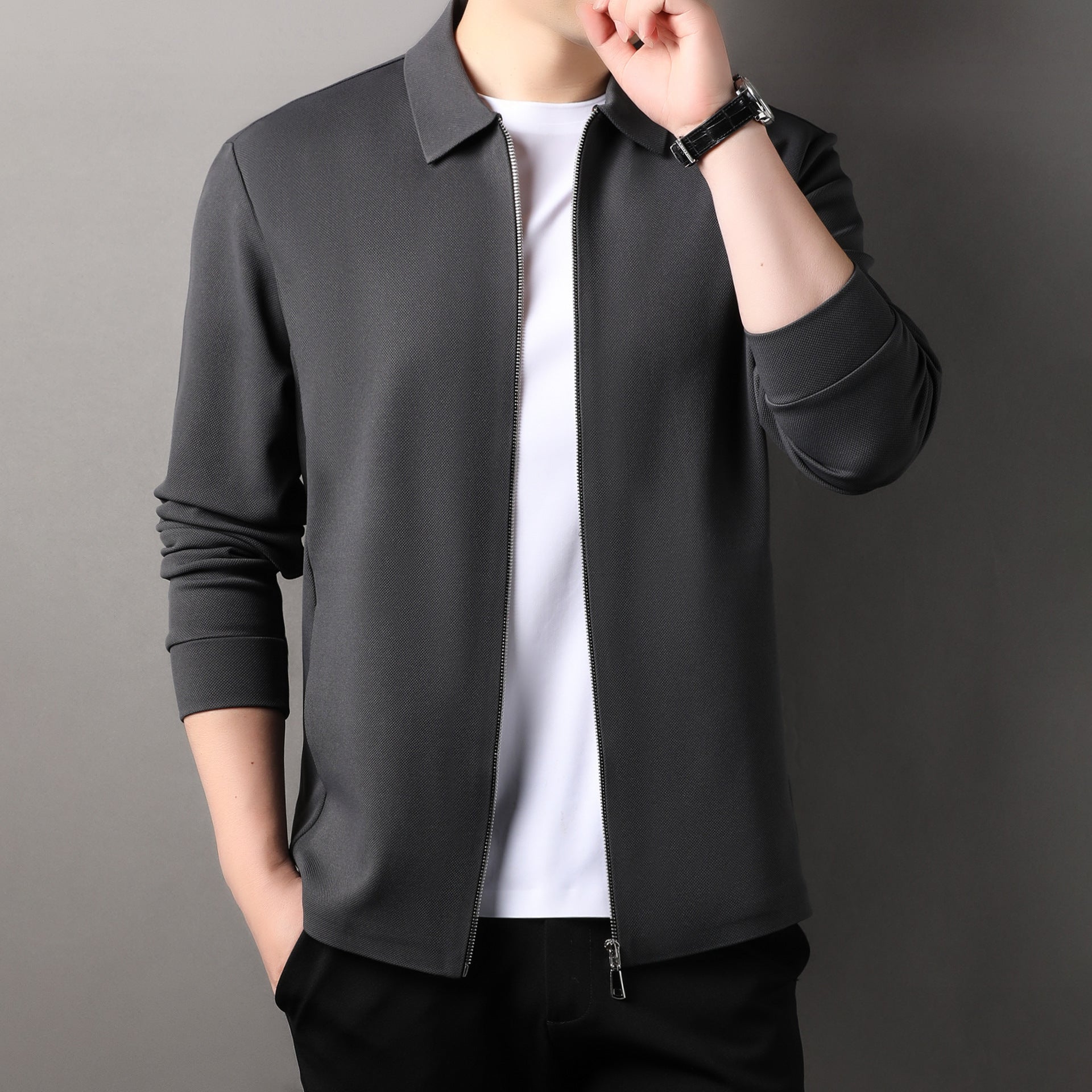 Men's Jacket High - grade Casual Business - Elora Moda