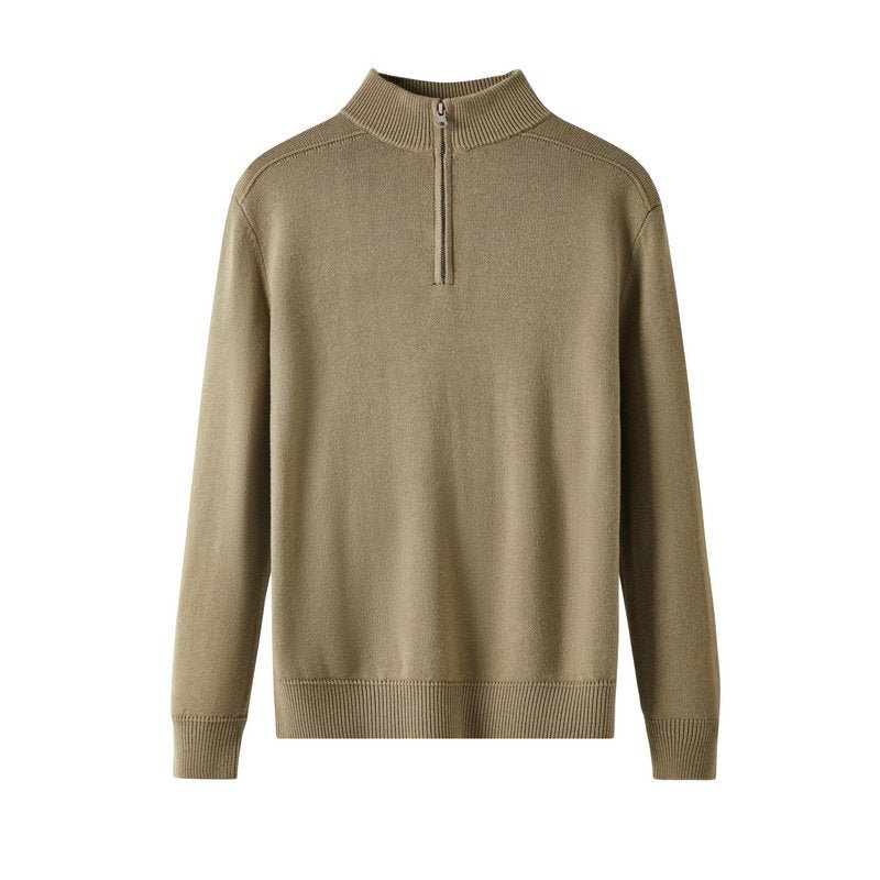 Men's Sweater Thickened Wool Base - Elora Moda