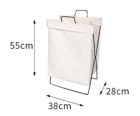 Foldable fabric hamper household laundry basket large storage basket bathroom clothes storage basket - Elora Moda