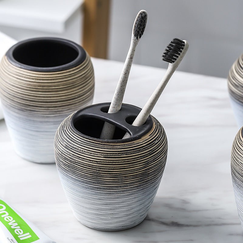 Retro Brushed Bathroom Wash Set - Elora Moda