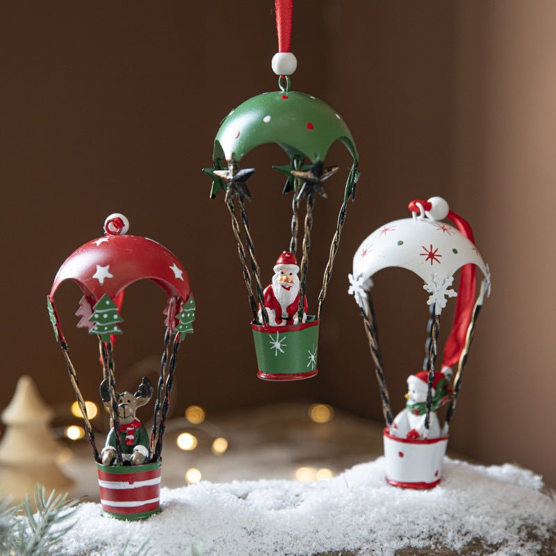 Nordic Metal Christmas Ornaments | Balloons and Umbrellas - Elora Moda