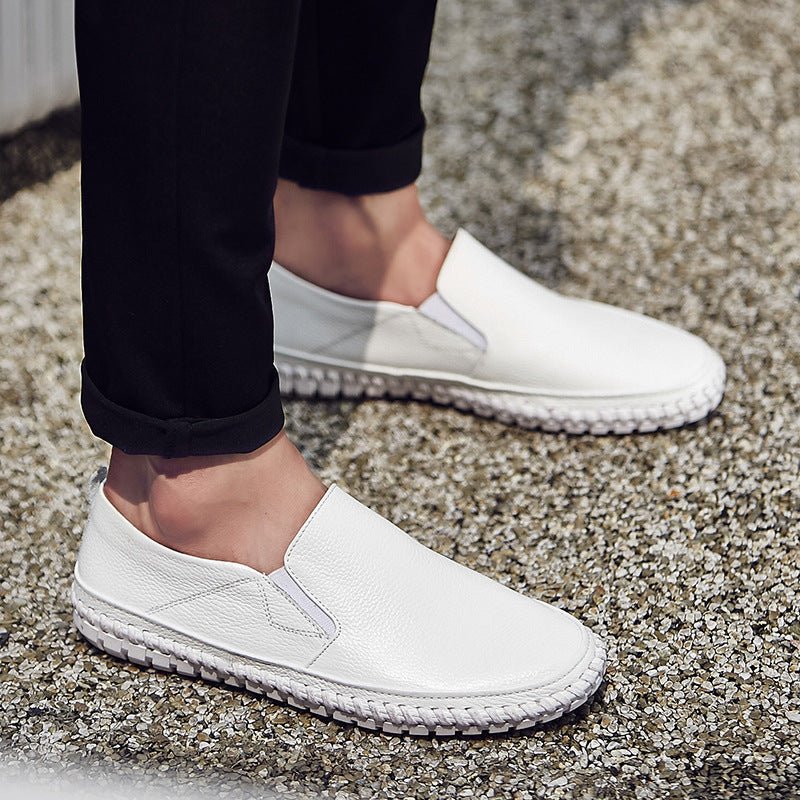 Men's Genuine Cowhide Leather Loafers for Casual & Business - Elora Moda