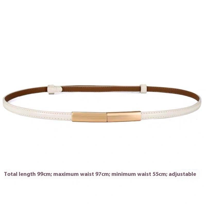Women's Belt Double Buckles Style - Elora Moda