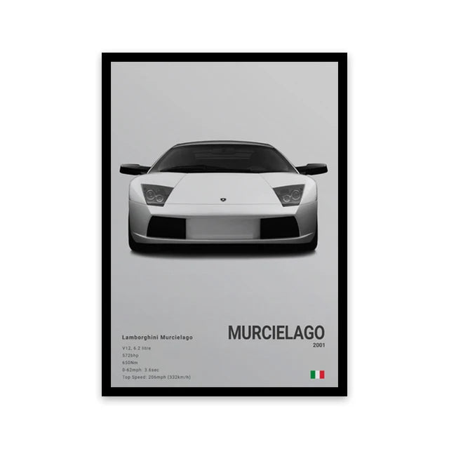 Car Wall Art Canvas - Elora Moda