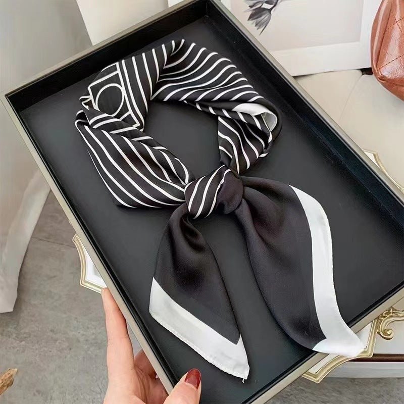 Women's High - end Thin Square Scarf - Elora Moda
