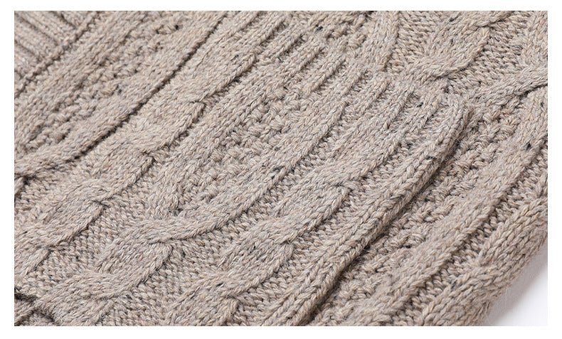 Men's Cardigan Knitted Jacquard Autumn And Winter - Elora Moda