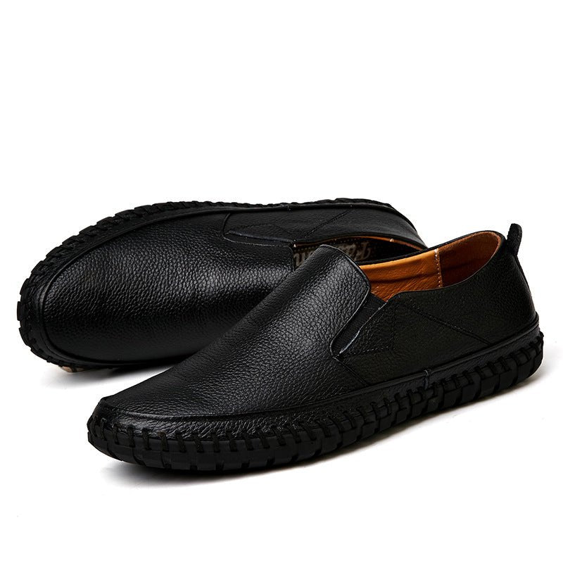 Men's Genuine Cowhide Leather Loafers for Casual & Business - Elora Moda