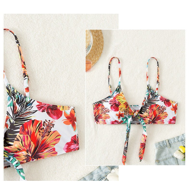 Women's Long Blouse Split Bikini Plus Size Suit - Elora Moda