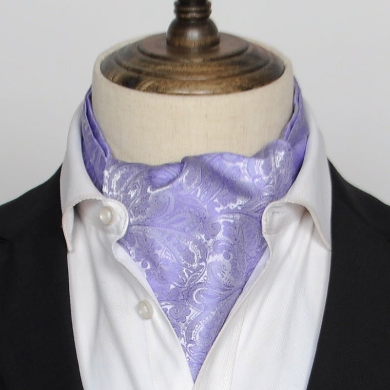 British Vintage Suit Silk Scarf Shirt - Elora Moda
