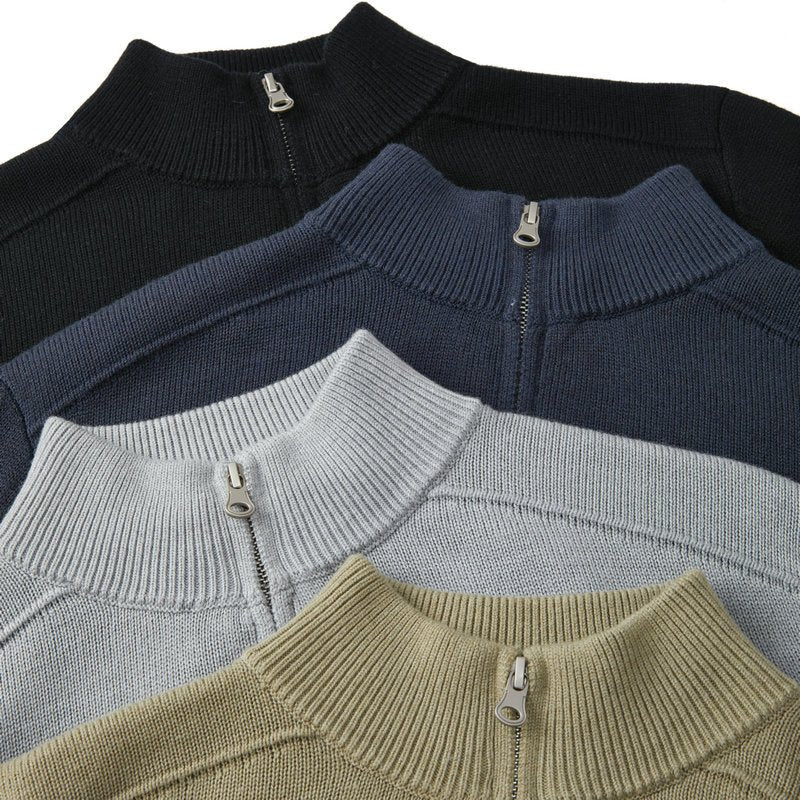 Men's Sweater Thickened Wool Base - Elora Moda