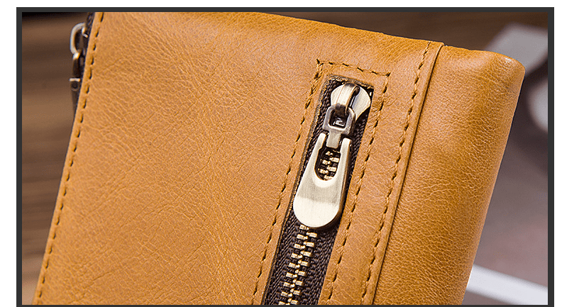 Women's Multi - card Leather Wallet Long Business or Casual - Elora Moda