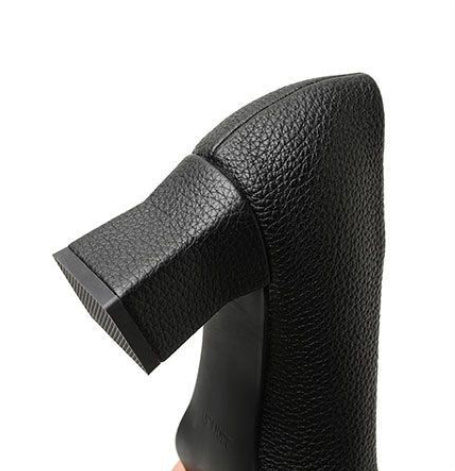 Women's French Mary Jane Chunky Heel Shoes - Elora Moda