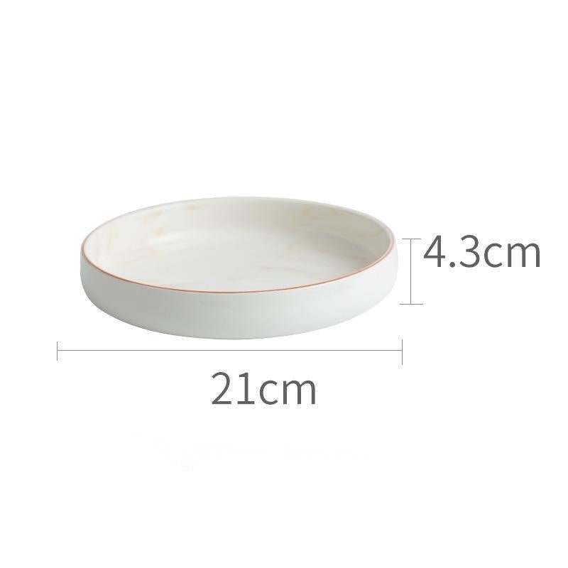 Marbled Ceramic Bowls And Dishes - Elora Moda