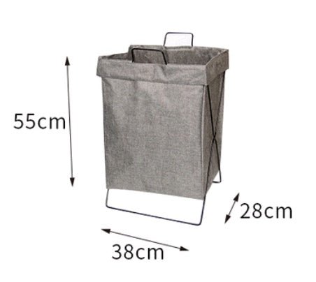 Foldable fabric hamper household laundry basket large storage basket bathroom clothes storage basket - Elora Moda
