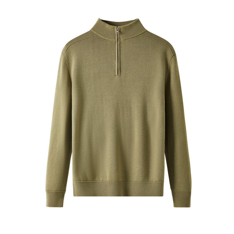 Men's Sweater Thickened Wool Base - Elora Moda