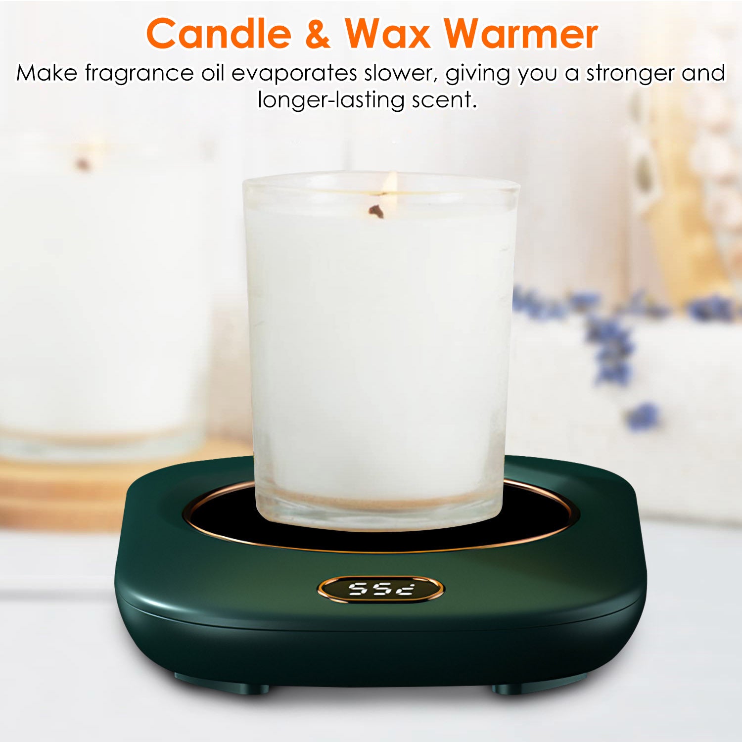 Mug Warmer For Desk Auto Shut Off USB 3 Temperature Setting - Elora Moda