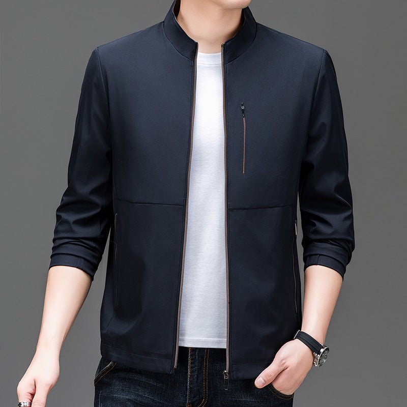 Men's Solid Color Jacket High - grade Trendy Casual - Elora Moda