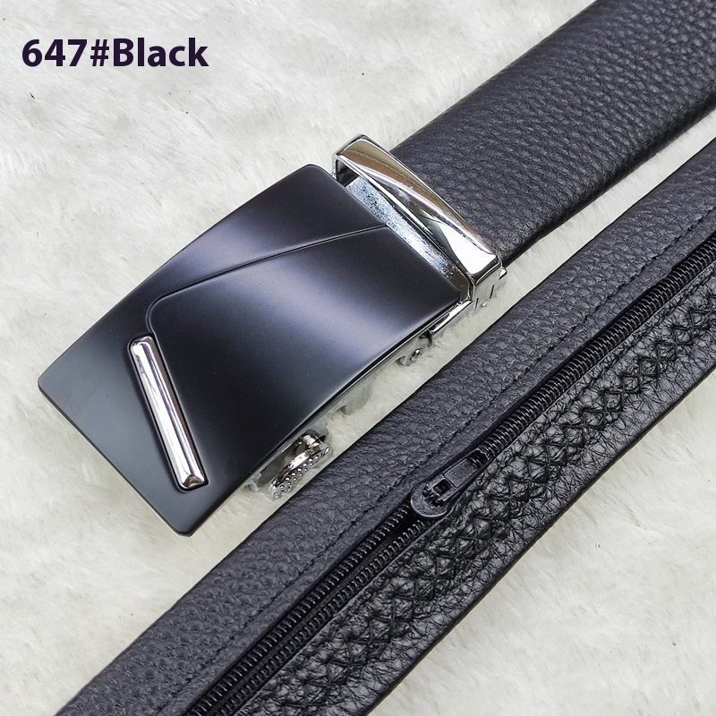 First Layer Cow Leather Belt Can Hide Money - Elora Moda