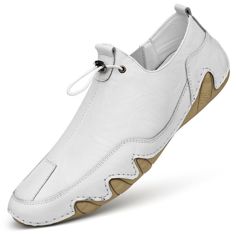 Men's Plus Size Sports Genuine Leather Leather Shoes - Elora Moda