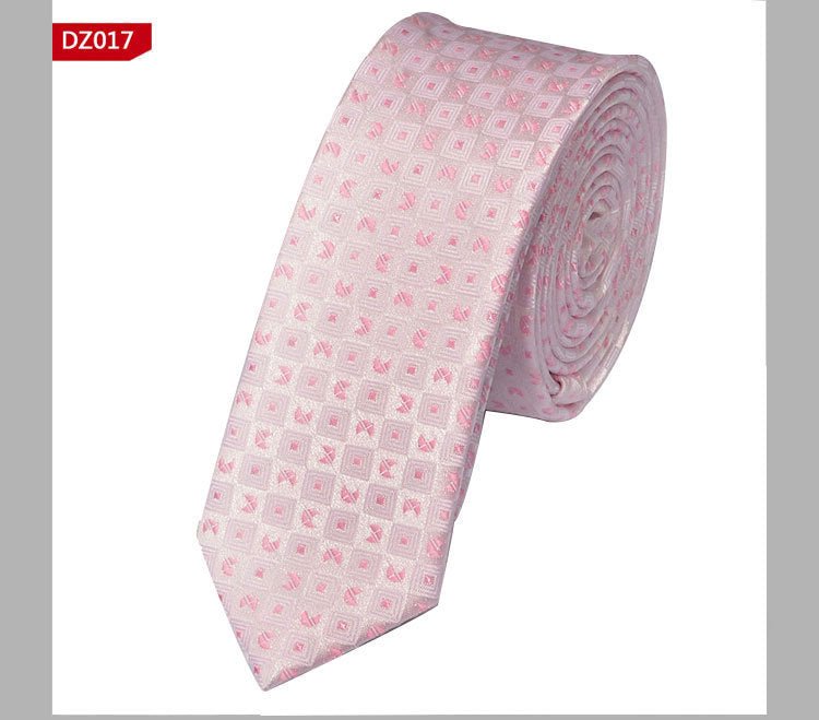British Style Polyester Yarn Dyed Male 5cm Narrow Tie - Elora Moda