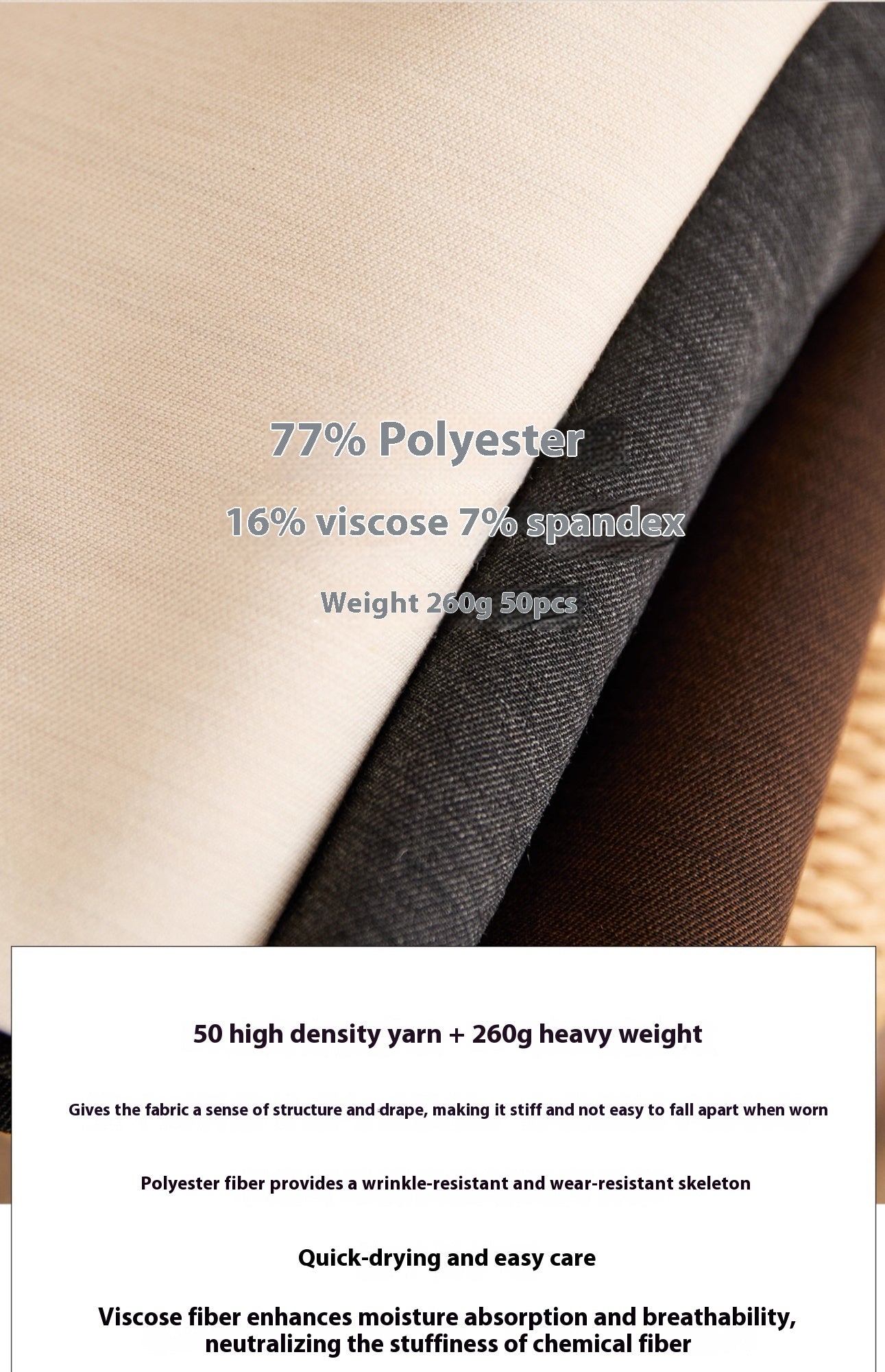Breathable Business Casual Long Pants Men - Elora Moda
