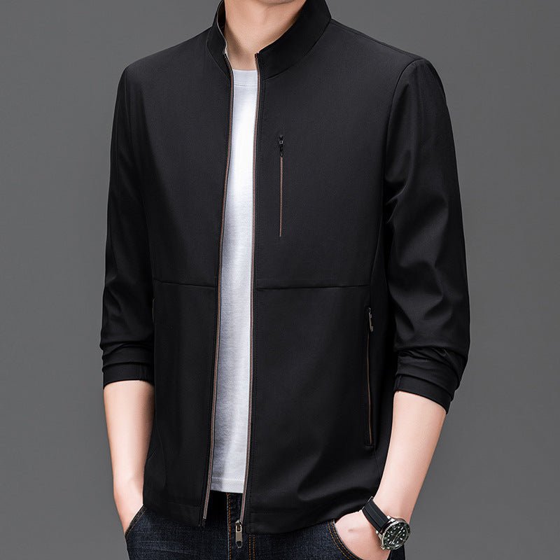 Men's Solid Color Jacket High - grade Trendy Casual - Elora Moda