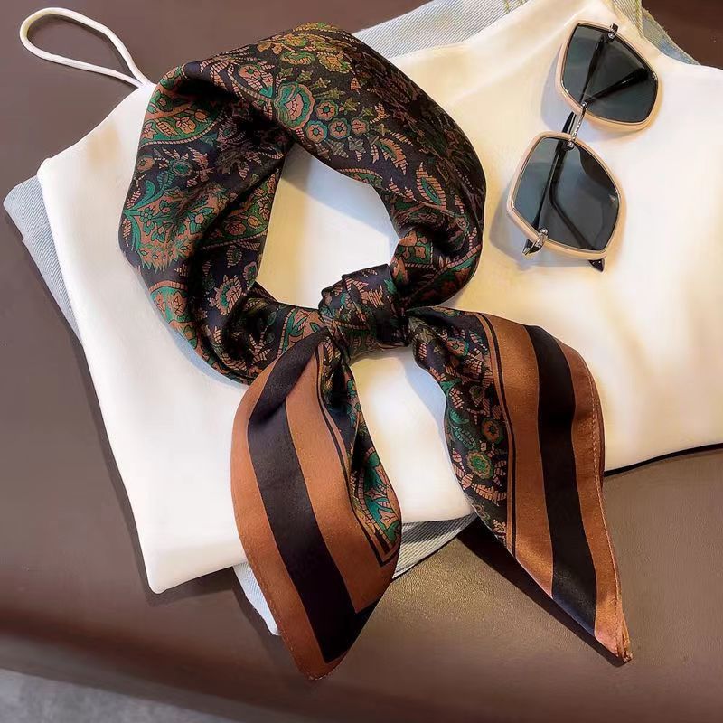 Women's High - end Thin Square Scarf - Elora Moda