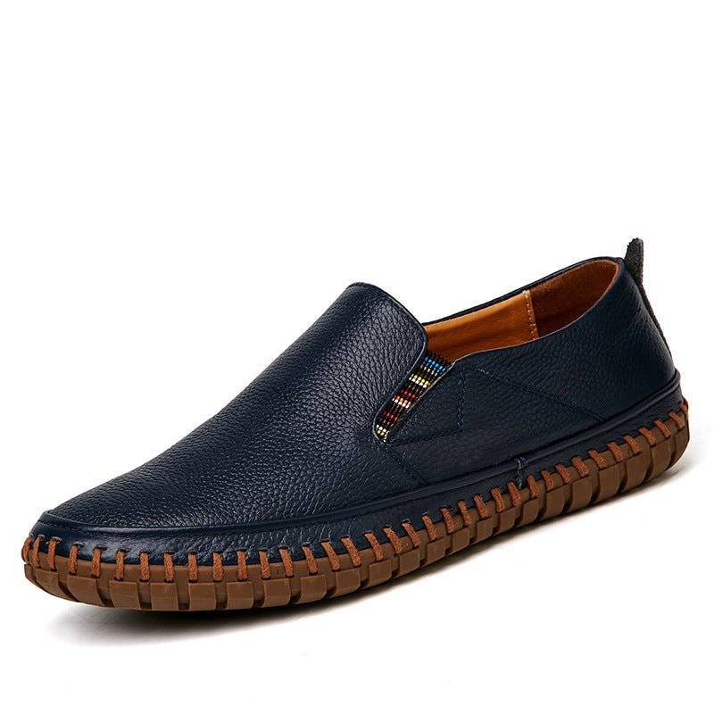 Men's Genuine Cowhide Leather Loafers for Casual & Business - Elora Moda