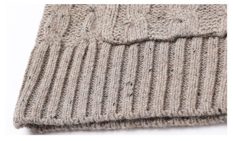 Men's Cardigan Knitted Jacquard Autumn And Winter - Elora Moda
