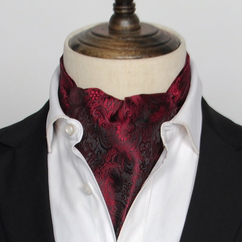 British Vintage Suit Silk Scarf Shirt - Elora Moda