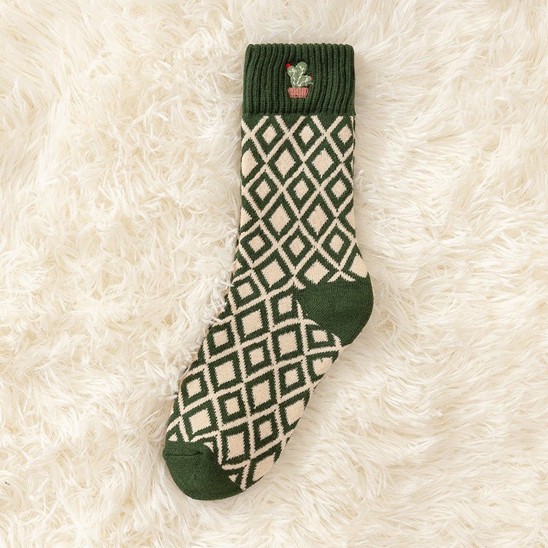 Women Terry Socks Thickened In Winter - Elora Moda
