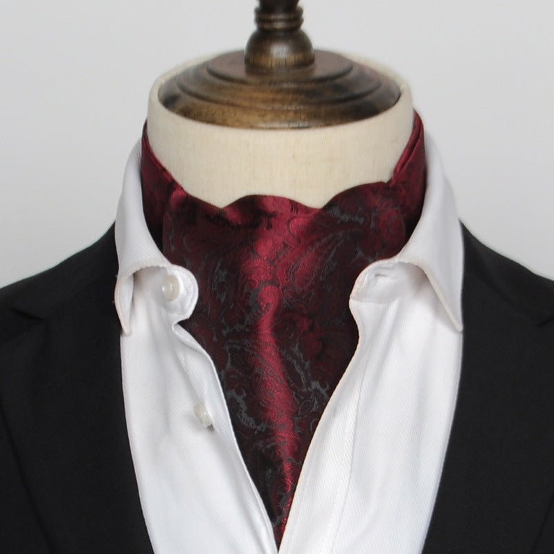 British Vintage Suit Silk Scarf Shirt - Elora Moda