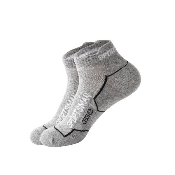 Socks Male Socks Summer Thin Solid Color Letter Mesh Breathable - Elora Moda