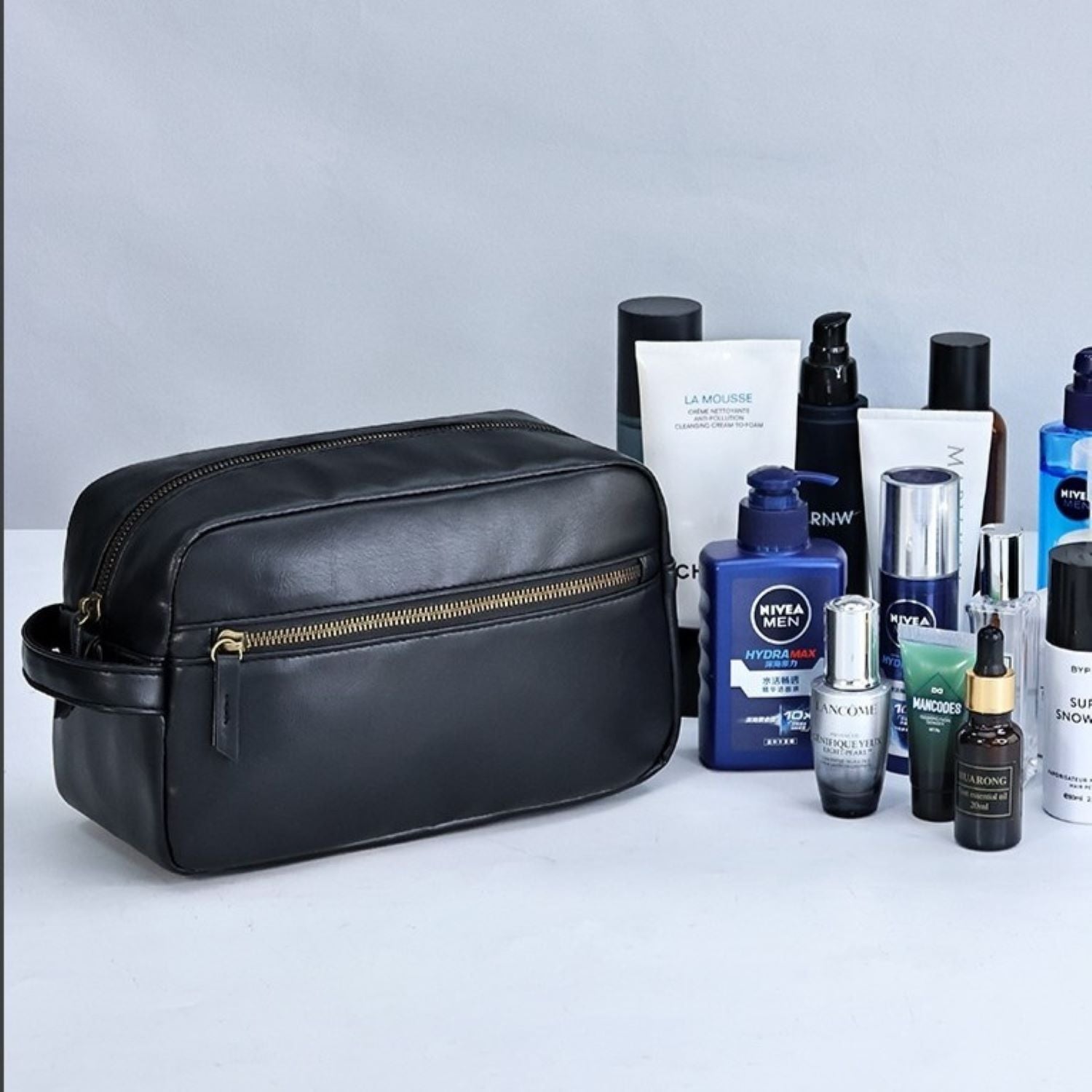 Men Travel Wash Bag Partition Storage Large Capacity Portable - Elora Moda
