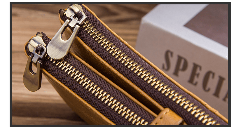 Women's Multi - card Leather Wallet Long Business or Casual - Elora Moda