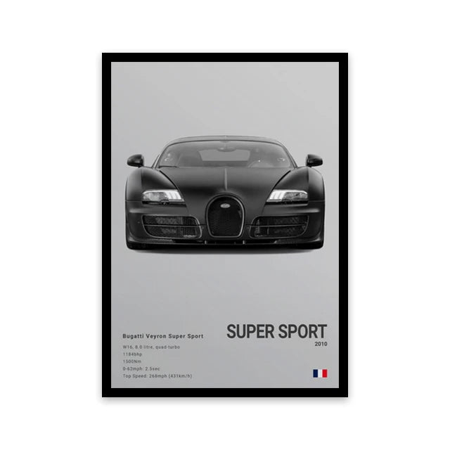 Car Wall Art Canvas - Elora Moda