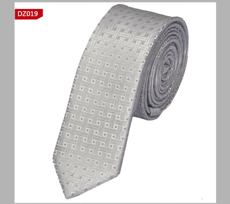 British Style Polyester Yarn Dyed Male 5cm Narrow Tie - Elora Moda