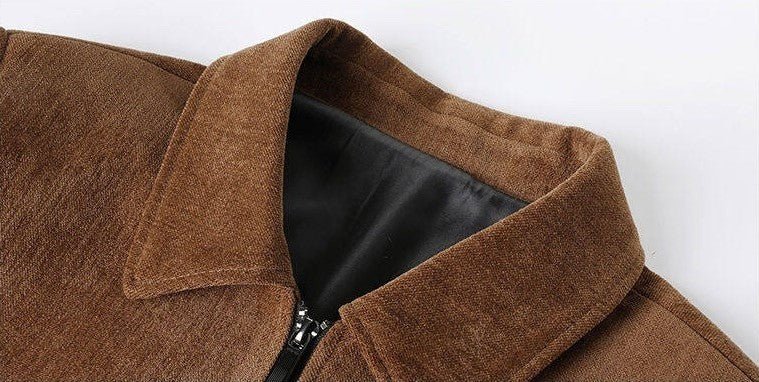 Men's Jacket Lapel Casual Coat Middle - age - Elora Moda
