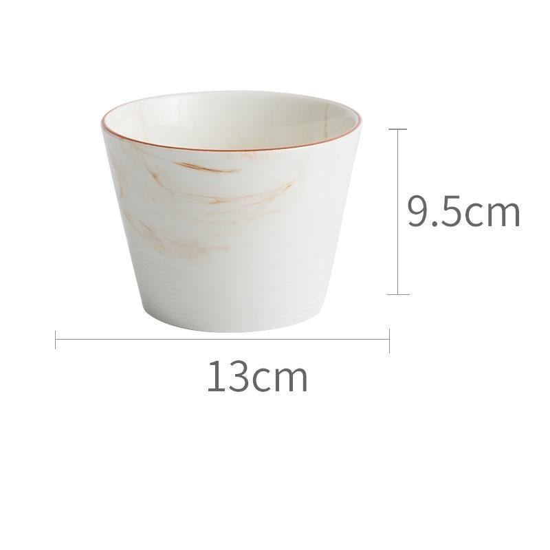 Marbled Ceramic Bowls And Dishes - Elora Moda