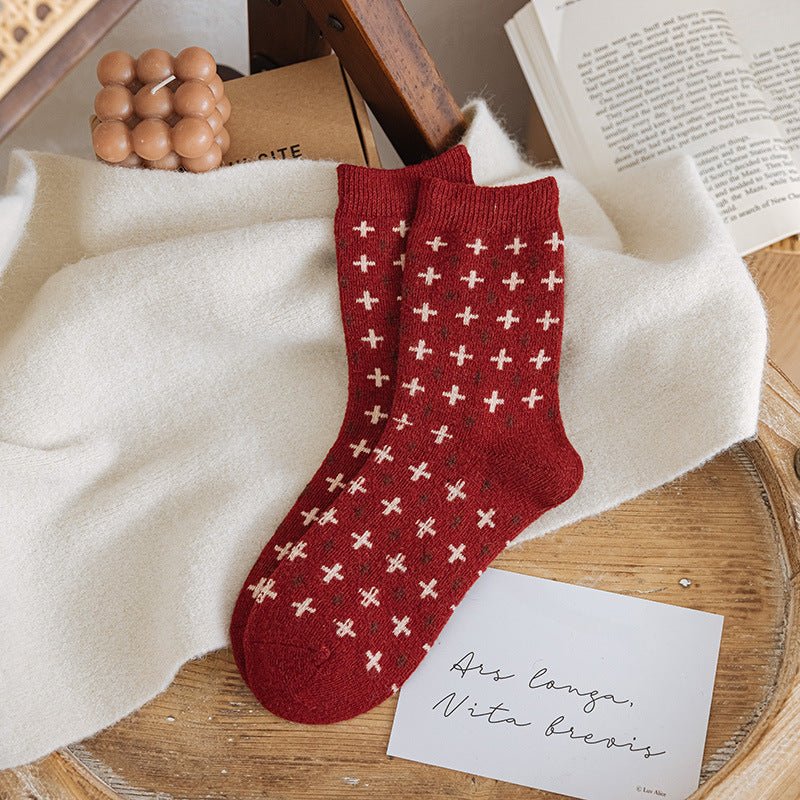 Printing Keep Warm Winter Women Socks - Elora Moda