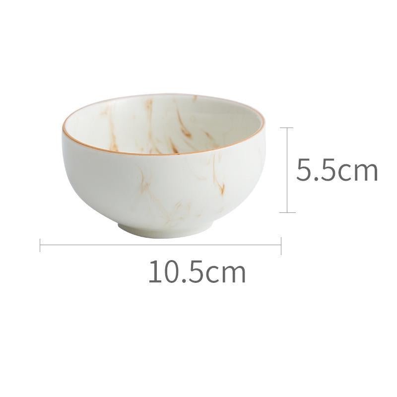 Marbled Ceramic Bowls And Dishes - Elora Moda