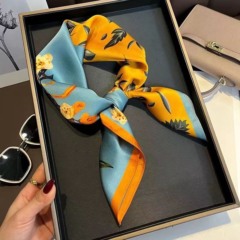 Women's High - end Thin Square Scarf - Elora Moda